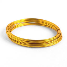 Проволока для плетения d=1,5мм, намотка 5м, цвет золотой - Queen fair фото 2
