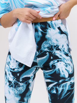 909 Костюм "белый/голубой"