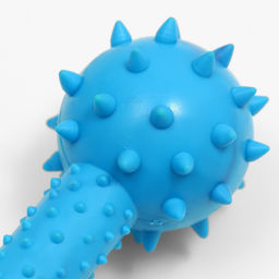 Игрушка жевательная Грозная гантель, 15 х 5 см, синяя - Пижон фото 3