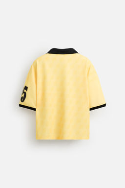 RETRO FOOTBALL PRINT POLO SHIRT - Zara фото 8