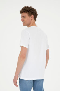 Мужская белая футболка Неожиданная скидка в корзине - U.s. polo assn фото 12