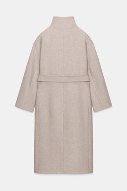 OVERSIZE HIGH-NECK COAT ZW COLLECTION LIMITED EDITION - Zara фото 7