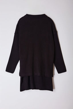 TRENDYOLMILLA Siyah Mini Triko Basic Elbise TWOAW25EL00051  фото 12