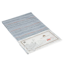 Дорожка столовая, сервировочная 50х145см Рональдо голубой, рогожка, хлопок Комфорт 171г/м2, без упаковки, Домашняя мода (Россия)  фото 5