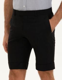 Черные брюки узкого кроя из ткани - Cacharel фото 6