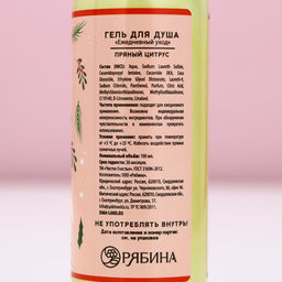 Цена за 2 шт. Гель для душа Тепла и уюта!, 100 мл, аромат пряного цитруса, Чистое счастье  фото 6