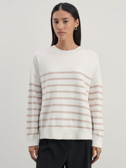 Джемпер в полоску из вискозы / Zarina  фото 3