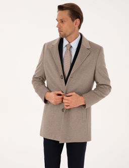 Bej Ex. Slim Fit Ka_e Kaban - Pierre cardin фото 3