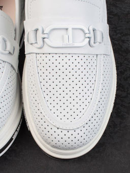 03-PDD170-1 WHITE Лоферы женские (натуральная кожа) - Фабричный китай фото 11