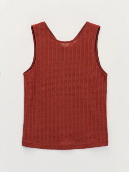 Майка прямого кроя с разрезом на спинке ZR2605023417-21 / Zarina  фото 9