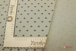 Плательный хлопок Воздушные цветочки на темно-бежевом-2, СОРТ2, ш.1.44 м, хл-100%, 125гр/м.кв - Купава фото 2