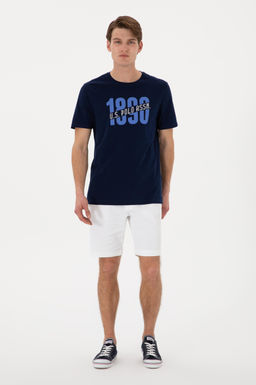 Erkek Bisiklet Yaka Lacivert Ti__rt Sepette S_rpriz _ndirim - U.s. polo assn фото 4