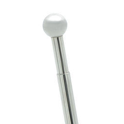 Флагшток напольный двойной 2 метра, выдвижной, платформа d=30 см