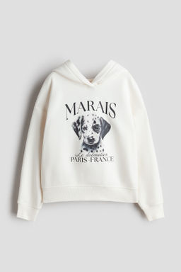 Sudadera oversize con capucha y motivo - H&m фото 6