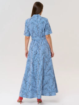 Платье женское 12421-35038 multicolor-blue