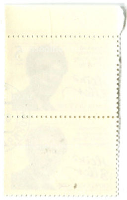 Марка Хейно Хелер  Эстонский композитор 1987 год (блок из 2 марок)