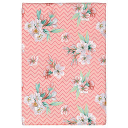 Жасмин, фламинго/зигзаг Скатерть 120х145см, длина стола до 105см, на 4 персоны, хлопок Премиум 186г/м2, Домашняя мода (Россия)  фото 4