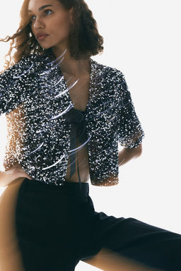 Blusa de lentejuelas - H&m фото 2