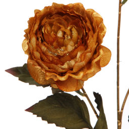 Искусственные цветы "FLOWERS GLAMOUR" 63см Пионы 3 цветка золотые