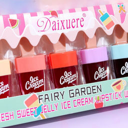 Блеск-тинт для губ «Пломбир», набор 5 шт.