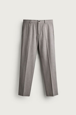 PANTAL?N REGULAR FIT TRAJE RAYAS / Gris vigor?