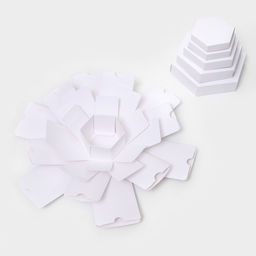 Коробка - сюрприз раскладушка, белая, с лентой и двойным скотчем для сборки, 19×13 см