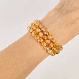 Бусины для украшений из Цитрина (60 бусин) 39 см