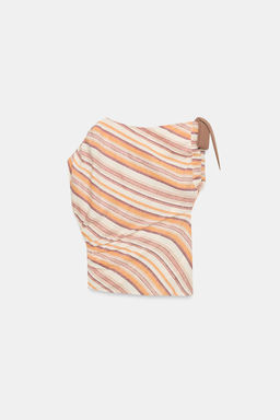 TOP RAYAS CON LINO / Multicolor - Zara фото 9