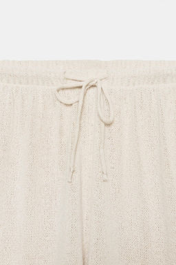 PANTAL?N R?STICO WIDE LEG / Beige claro - Zara фото 8