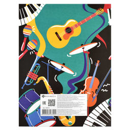 Цена за 2 шт. Тетрадь для нот 8 л. арт. 63515 ИНСТРУМЕНТЫ
