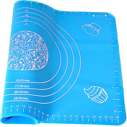 30495-2 Коврик силикон 38х28см. голубой MB (х72)