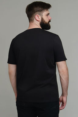 Арт. 67103 Футболка мужская 50-58 (5 шт) Цвет:черный - Идеал фото 5