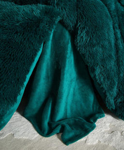 Меховой КПБ Mency Однотонный MMENO001 Евро