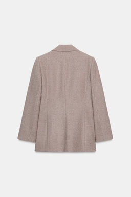 HERRINGBONE WOOL BLAZER - Zara фото 7