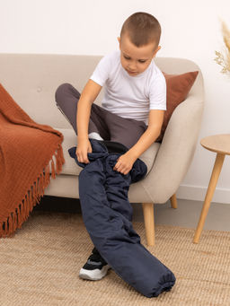 Штанишки детские серые с лампасами