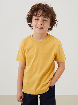 Bisiklet Yaka Basic Erkek Bebek Ti??rt