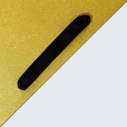 Цена за 4 шт. Пакет для торта и коробок, с широким дном, золото с глиттером, 20×20×20 см