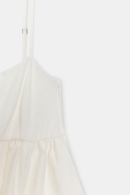 TOP TIRANTES GLOBO / Blanco roto - Zara фото 9