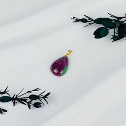 Кулон из Рубина на Цоизите