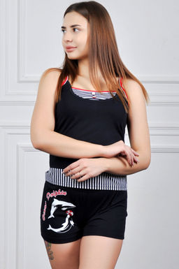 Арт. 291 Пижама с шортами 42-52 (6 шт) Цвет:ассорти