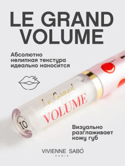 Vivienne Sabo Блеск для губ Le grand volume тон 01  фото 3