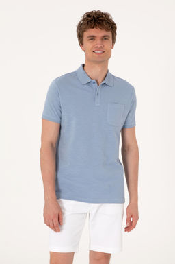 Erkek Mavi Ti__rt Sepette S_rpriz _ndirim