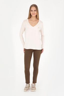 Kad_n Ekru Sweatshirt - U.s. polo assn фото 4