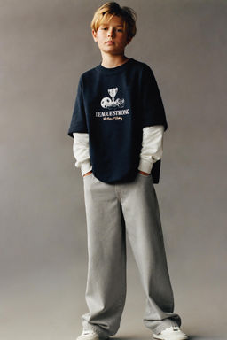 DOUBLE-SLEEVE FOOTBALL T-SHIRT - Zara фото 5