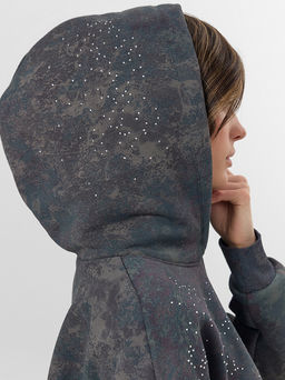 Худи женское серое с потертостями - Mark formelle фото 8