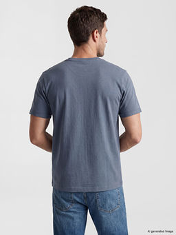 Slim Fit %100 Pamuk Basic Ti??rt - Waikiki фото 3