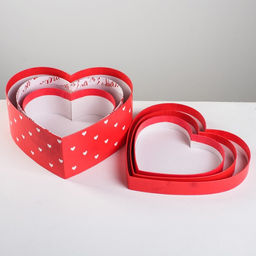 Набор коробок 3 в 1, упаковка подарочная, С любовью, 16?14?6 см?22?20?9 см