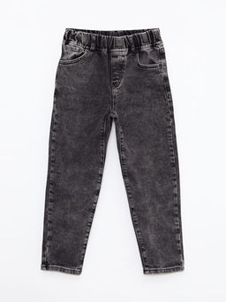 Beli Lastikli Erkek ?ocuk Jean Pantolon