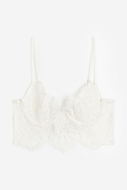 Bustier de encaje sin acolchado