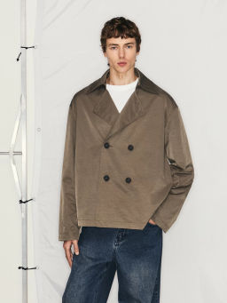 Укороченный плащ / Zarina фото 4